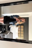 It's lightweight, stretches, and breathable. I love wearing a jacket it and a pair of sneakers with it, but you can dress it up as well. - Samantha L.