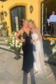 Wore to formal wedding. I bought 4 long black dresses and this quality of material, the dress lining, the wire structure in the "V" blew the others out of the water. Very happy with this dress! - Elizabeth P.