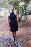 I got this for my daughter for a leaver's function that is going to be held at the end of the year. Got it delivered to a friend in the States and it then traveled all the way to Victoria Falls, Zimbabwe. The dress is a perfect fit and it everything she wanted it to be. It is well made. Great length, nice material, and she is looking forward to wearing it to the function. - Leza M.