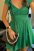 Wore to a summer wedding outdoors! The material looks very formal but is comfortable. Got so many compliments on the color. - Cate W.