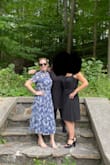 I bought this to wear to a wedding. It was perfect. I love the color. The wedding was late summer but unseasonably warm. This dress is light weight and super comfortable. I got lots of compliments! I ordered a medium which is my typical size. - Jennifer B.