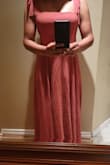 I bought this dress for my maid of honour! She absolutely loves it. It's a beautiful colour and it flows very nicely. Please take the advice of other reviewers and order one size up. The bust area and straps are very tight and cannot be adjusted. We had to exchange a small for a medium, but the exchange process was very smooth and hassle-free. My friend is officially a Lulus fan! - Alia Y.