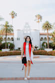 Definitely true to size so no need to size up or down! The design is unique and flattering which makes the dress pop out. Highly recommended. - Yasmine R.