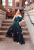 I love love LOVE this dress! 

I've never felt this comfortable in a formal dress before. The fabric was so smooth on my skin. The cut shaped my body nicely (with a button at the chest to cover cleavage which I personally don't like). It was light and easy to walk in. The color was rich and regal. I felt like a million bucks. 

I had to shorten it so order it ahead of time so that you can adjust as needed.

Thank you Lulus! - Marina P.