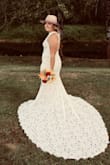 Didn't want to spend a bunch of money on a wedding dress, so I bought this one and it fit perfectly. Very very comfortable and beautiful!! - Hali S.