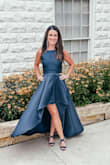 This has been one of my favorite dresses from Lulus! It does fit a little snug around the rib cage. I'm always a size medium in Lulus dresses. Had I gone up a size though it would've been too big. I wore it to the event anyways. So many compliments! It's a head turner! - Erica V.