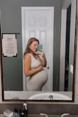 I got this to wear for my maternity pictures and I'm obsessed! So comfy and cute! Has a lot of stretch to it! - Clare S.