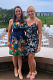 Wore this dress to a friend's wedding. Fits TTS and love the asymmetrical cut. The velvet isn't overwhelming and the dress is still lightweight. It was great for late summer/early fall. Straps are adjustable which was a must. - Shannon M.