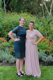Great dress. Fits well with a bit of stretch...but the slip was short (not sure if it was because I have a long torso). I had to keep pulling down/readjusting. - Bridgid S.