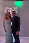 This dress is so comfy and can be adjusted with the ties in the back. The chest was a little low cut so I pinned it . - Patricia D.