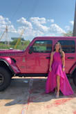 Wore this gown to a gala and received TONS of compliments!!!! I highly suggest pairing it with a matching Jeep ;) - Tammy R.