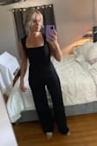 I really like this Romper.  I have long legs and the length was great.  I highly recommend it and had lots of compliments! - GINA Q.