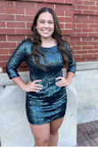 Love this dress! Fits great, had a little give and is actually COMFY! Wore this for homecoming this year and got so many compliments! - Valarie W.