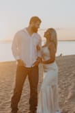 Ordered a few diff options for my engagement photo shoot and ended up going with this one. I loved the way it looked for a beach session! It was pretty long, I tripped over it the whole time, if I am to wear it again I'll probably get it hemmed. Very high quality, it's a heavy material. Overall still recommend it! - Marissa B.