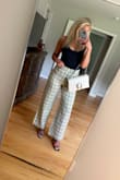 Favorite pants for work! Love! A button popped off after 15 or so wears, but it came with an extra, so no big deal! - Marissa B.