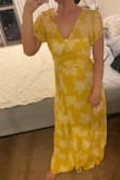It's cute dress, but it's long on me and see through. - Saki P.