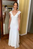 Such a beautiful and elegant dress for a very affordable price! Great quality, beautiful details, lace, double lining, and stretchy fabric. It fit me like a glove, and I got so many compliments on it! It is also very comfortable. - Yuliya S.