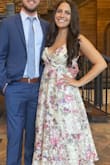 Loved this dress, the waist was a little tight but going up a size would have made the bust area too large. Really pretty and nice material though. Would definitely recommend! - Setareh G.