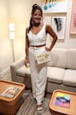 Friends were having an "all white attire" night for their wedding rehearsal party at a 60s-themed hotel in Santa Rosa, CA, so I tried this out. It fit my measurements perfectly and was great for dancing. I'd say the waist on both the top and bottoms are snug, however, so if you're planning to feast, size up. The length and flare worked well with 2" heels and the tweed stayed cool even while dancing (but would probably feel heavy in a hotter climate). Fabric tape was my friend for the tops of the straps once they stretched out a little during the night since they aren't adjustable. Overall, I ADORED this outfit and can't wait to wear it again. - Carla R.