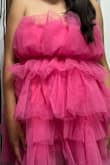 The quality is there for this dress but I was not able to wear it at my event as it made me look like a puffed fish. Also if you're taller than average or your torso is long, the dress is way too short. The color is super pretty and I would buy again from Lulus just not this dress. - Paulina A.