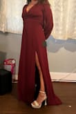 As a 4'11 woman, I swim in this dress even with a 4" heel. Hoping I don't sweat too badly once all the dancing starts at the wedding! - Kristin J.