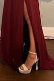 Always fantastic designs from Betsy Johnson. Nice find to go with the dress I chose for attending a wedding - Kristin J.