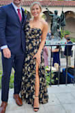 I wore this dress to a wedding and have never received so many compliments on an article of clothing ever!!! LOVE this dress and 10/10 would recommend! It was also so comfortable.

It was too long on me, so I did have to get it altered for length before the event. - Jennifer H.