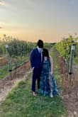 This dress was perfect for a fall wedding. I had to get it shortened, but that was so expected with my height. So comfortable, elegant, and got lots of compliments! - Amy L.