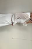 I love this dress just be aware you can't wear most bras with it because of the open back which was fine with me but I tried to be braless and the front was completely see-through. - Andrea B.