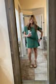 This dress is great! You can dress it up or down. I'm usually a medium but ordered a large based on the recommendation from Lulus. The large is perfect! I'm 5'4 and the dress hits several inches above my knees. Fabric is great and the dress is high quality. - Melody L.