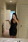 The moment I saw this dress online, I instantly knew I wanted it! I needed a black outfit for a bachelorette night out in Vegas, and this indeed was the perfect one! I got a small and it fit perfectly with a normal black bra. I especially love the sequins and cleavage cut, I highly recommend! - Emily O.