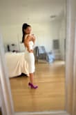 Such a gorgeous dress. Classy, sexy, perfect white dress.  A must have! - Mirit M.