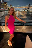 I wore this dress to a dinner cruise in NYC and got a lot of compliments! It's very comfortable too! - Diana D.
