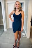 Unlike other reviews, this dress was not itchy! It was on the shorter side but was comfy and beautiful to wear for the night! - Michelle R.