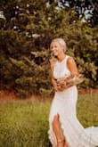I ordered this dress as my wedding dress with some hesitation and just knew I would be sending it back because the price was just too good for what the picture showed. I was in shock from the time I opened the package and put the dress on. The quality, fit, and comfort were absolutely perfect, and I couldn't have asked for a more perfect dress. It was EXACTLY what I pictured for our special day. Thank you, Lulus for providing a quality dress at an affordable price. I paired this with Lulus "Taylor Naked Vanilla Ankle Strap Heels" and could not have asked for more! - Katelin K.
