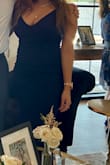 Wore with 4 inch heels. Measurements are correct. - Jennifer H.