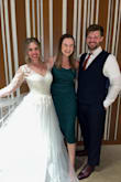 I could not have picked a better late summer wedding guest dress! This fit perfectly and I received so many compliments. It showed up soon after ordering it and gave me plenty of wiggle room to make sure it fit. A steamer also works really well in getting any creases out from the packaging! - Abby C.
