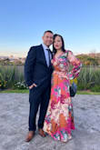Love this dress! I'm a size 8-10 in jeans. I'm smaller on top and bigger around my hips and this dress fits me perfectly I ordered the L. I wrote it for a wedding and I got so many compliments. - Rosanna M.