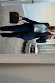 I love this blazer jacket. Goes well with dressy pants as well as with casual jeans. Would recommend. - Vianney F.