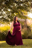 Wore for maternity pictures, very high-quality dress, and love the versatility! - Jackie M.