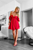 I bought a lot of Lulus dresses but I have to say that this one is the most AMAZING ONE! So so so flattering and I got tons of compliments! Awesome purchase! True to size, great quality, and style as pictured. (S, 5'8", Red)! LOVE IT! - Jelena P.