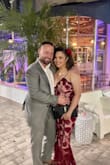 Beautiful dress for a wedding. I bought a L but I had to get it altered on the sides by the breast area because I had too much space. Other than that the dress fit me like a glove. - Katherine R.