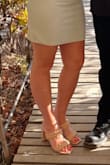 These are perfect! So fashionable, perfect nude color, they fit like a glove, and they are so comfortable! True to size. I wore these for hours with not even a tickle of soreness. Up and down stairs, through a vineyard. Get them. - Jenn K.