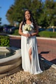I was absolutely in love with this dress. I did have to get it hemmed but other than that it fit like a glove. - Kristina L.