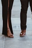 This shoe is super cute but not as comfy as I would have expected. (No Cushion ). I wore them for pictures and probably won't wear them again if I have to do a lot of walking. - DeAndra Y.