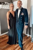 I wore this dress to a military ball. Beautiful and elegant. Loved it! - Kristin J.