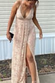 This dress was absolutely stunning. I was kind of iffy on ordering because I was scared it wouldn't fit right, but was definitely worth the money and fits amazing. - Gabrelle W.