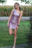 Ordered for my 16 yr. old daughter's homecoming and the dress was even better than we imagined it would be! The length and fit were absolutely perfect and she received SO many compliments on how gorgeous the dress was on her. She wears either a size 4 or 6, depending on the style. We went with a size 6 on this for an added 2 inches of length, since she is all legs; wise decision. The color was very complimentary to her skin tone and the liner on the inside of the dress was very soft, so the dress felt like great quality for the price. The best part was, this dress was ordered as a last-minute decision on a Monday night at 9 pm, and we received it that week on Wednesday! Lulus hit it out of the ballpark on this order - thank you! - Jennifer K.