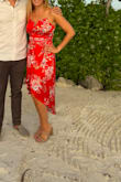This dress fit perfectly and was very flattering. The fabric is light and the details on the bust line add something extra to this dress. - Jamie B.