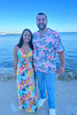 I wore this dress to a destination wedding in FL and it was perfect. I did order a size up judging from other reviews and it was the right choice for me. The back got a little stretched out by the end of the night but I didn't care at that point. This dress is gorgeous, colorful, light, and so comfortable! Obsessed! - Michelle D.